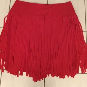 Fun Lane Bryant fringed skirt